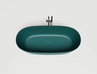 Ванна из искусственного камня Salini Sofia S-Stone 102521MRF 165x75см RAL полностью